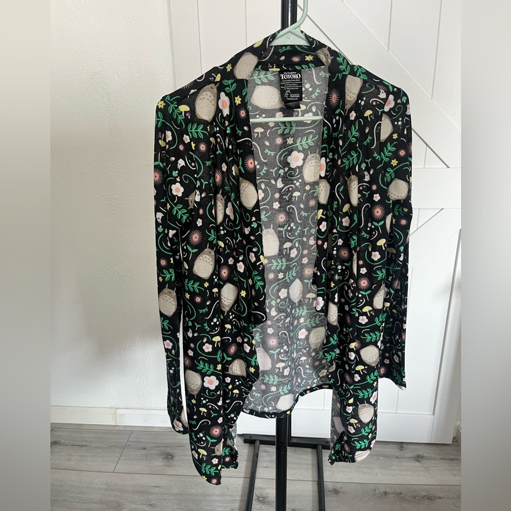 My Neighbor Totoro waterfall cardigan
